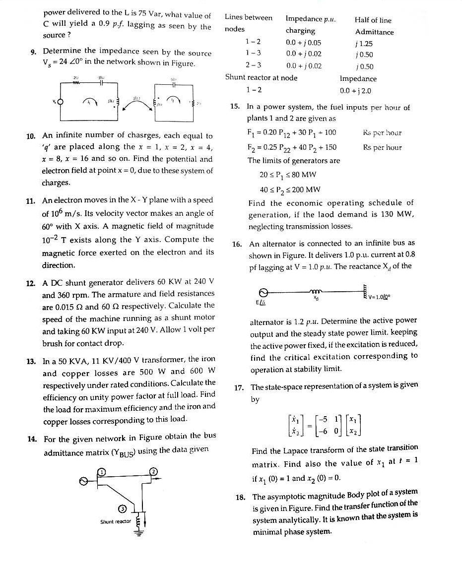 Graduate Aptitude Test In Engineering Gate 2010 Question Paper